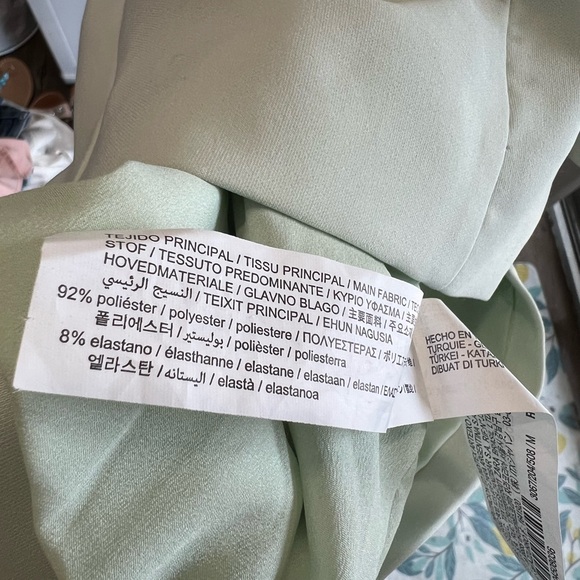 Zara Mint Green Cut Out Blazer Mini Dress - Picture 16 of 16